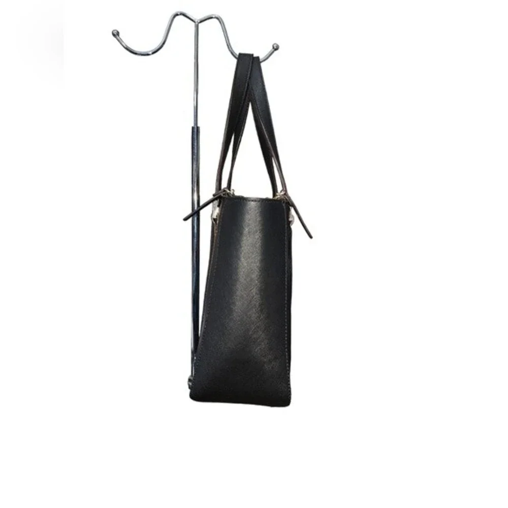 Kate Spade New York Newbury Lane Cadene Black Leather Satchel Bag 12